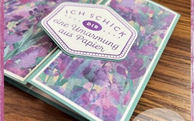 Gatefold-Karte mit Anleitung