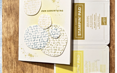 Zum Geburtstag mit scheidenden In Color-Farben