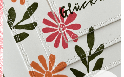 Terrassenkarte mit Stanzformen