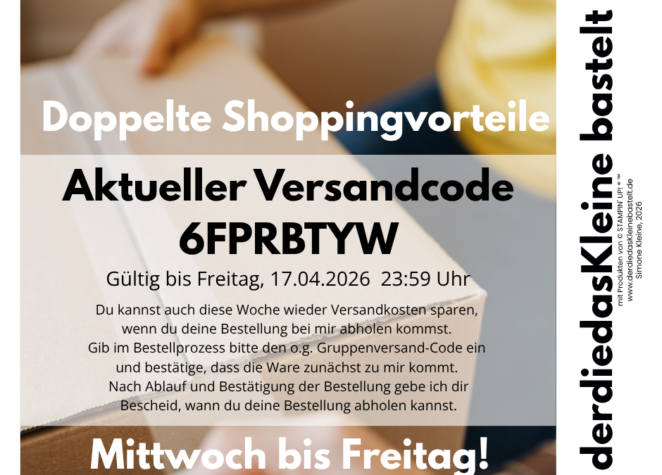 Doppelte Shoppingvorteile – Mittwoch bis Freitag!