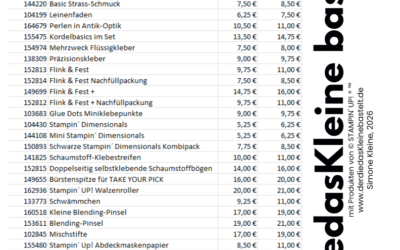 Preisanpassungen ab Mai 2026